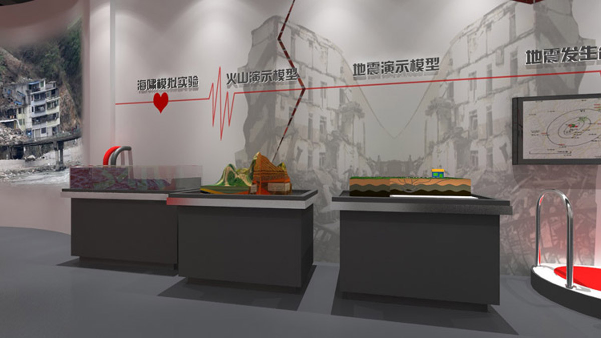 尚志市教育体验地震演示模型