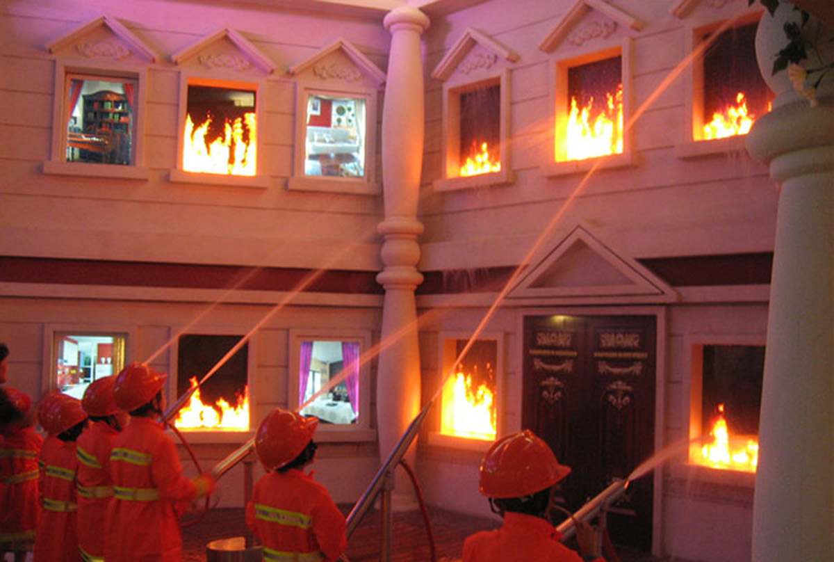 海门市教育体验消防现场消防体验馆