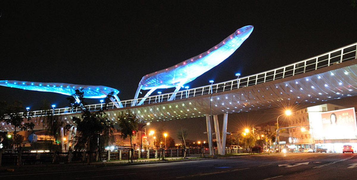 台州市教育体验巨幅广告投影灯