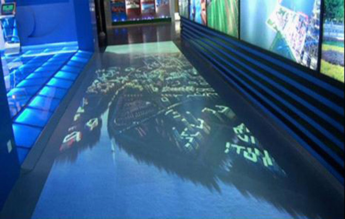 禅城区教育体验地面互动感应投影系统