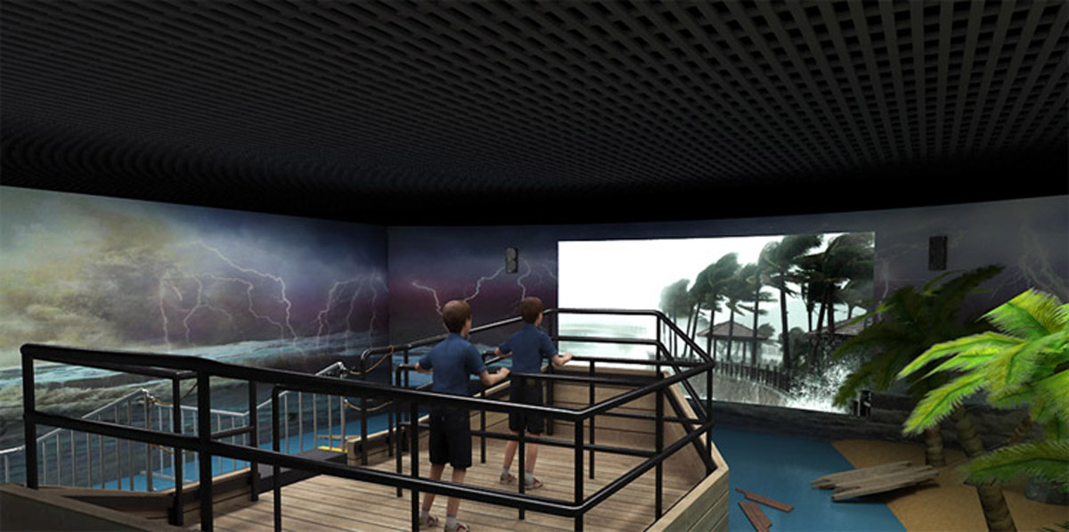 龙川县教育体验VR虚拟现实体验台风来袭