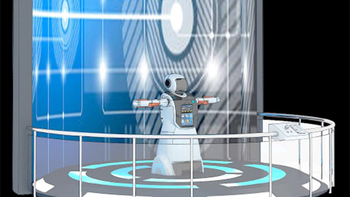 陵城区教育体验机器人导览
